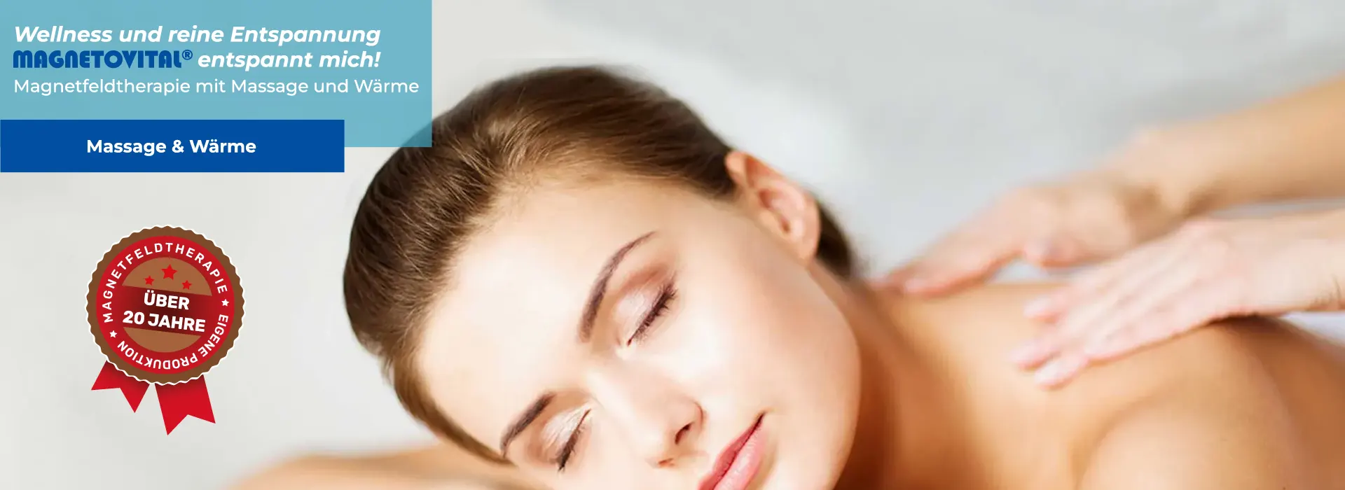Wellness und reine Entspannung – Magnetfeldtherapie mit Massage und Wärme